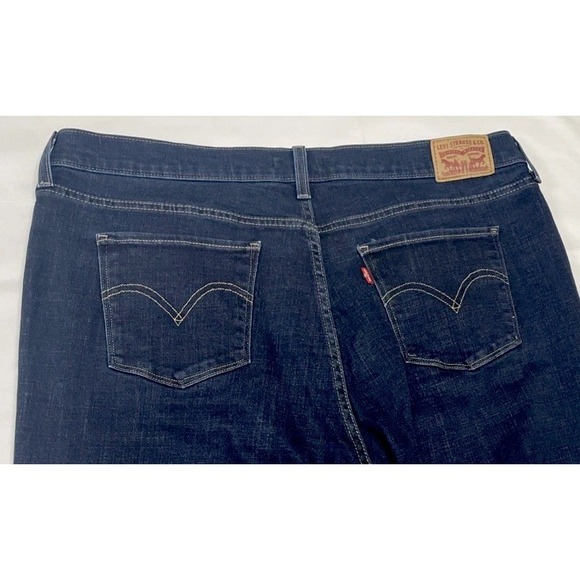 Levi's Classic Bootcut Dark Wash Jeans Mid Rise Women's Size 18W - Picture 12 of 14